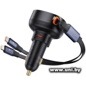 Купить Baseus Enjoyment Pro 2-in-1 Car Charger (C00057802111-00) в Минске, доставка по Беларуси