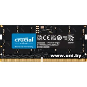 Купить SO-DIMM 8G DDR5-5600 Crucial (CT8G56C46S5) в Минске, доставка по Беларуси