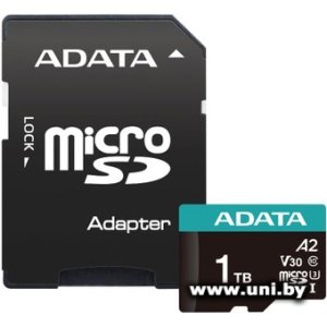Купить ADATA micro SDXC 1Tb [AUSDX1TUI3V30SA2-RA1] в Минске, доставка по Беларуси