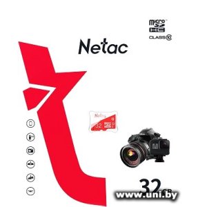 Netac micro SDHC 32Gb [NT02P500ECO-032G-S]