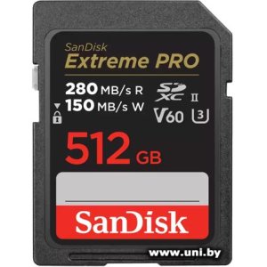 Купить SanDisk SDXC 512Gb [SDSDXEP-512G-GN4IN] в Минске, доставка по Беларуси