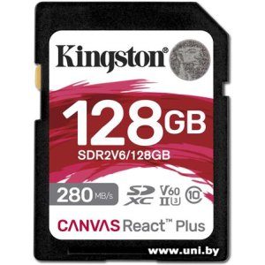Купить Kingston SDXC 128Gb [SDR2V6/128GB] в Минске, доставка по Беларуси