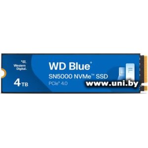 WD 4Tb M.2 PCI-E SSD WDS400T4B0E