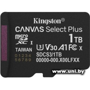 Купить Kingston micro SDXC 1Tb [SDCS3/1TBSP] в Минске, доставка по Беларуси