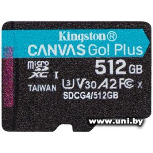 Купить Kingston micro SDXC 512Gb [SDCG4/512GBSP] в Минске, доставка по Беларуси