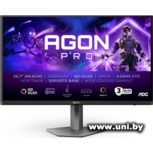 Купить AOC 26.7` Agon Pro AG276QZD2 в Минске, доставка по Беларуси