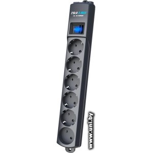 Фильтр сетевой Pilot S-Max 3m Grey 6 роз