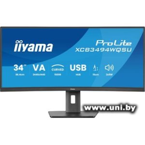 Купить IIYAMA 34` ProLite XCB3497WQSNPH-B1 в Минске, доставка по Беларуси