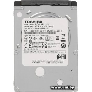 Toshiba 1Tb 3.5` SATA3 MQ04ABF100V