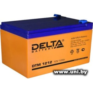 Купить Delta DTM 1212 12V 12Ah в Минске, доставка по Беларуси