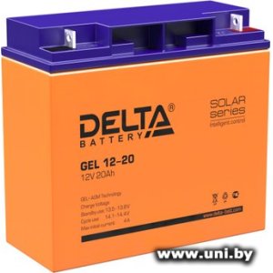 Купить Delta GEL 12-20 12V 20Ah в Минске, доставка по Беларуси