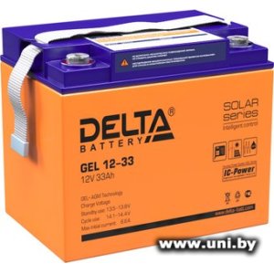 Купить Delta GEL 12-33 12V 33Ah в Минске, доставка по Беларуси