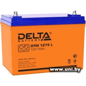 Купить Delta DTM 1275 L 12V 75Ah в Минске, доставка по Беларуси