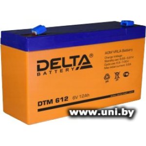 Купить Delta DTM 612 6V 12Ah в Минске, доставка по Беларуси