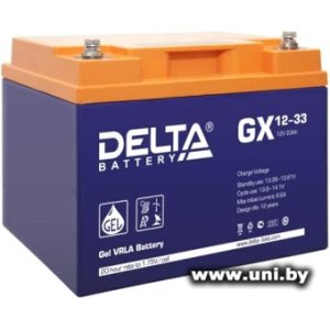 Купить Delta GX 12-33 12V 33Ah в Минске, доставка по Беларуси