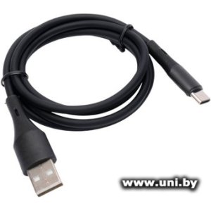 Gembird USB2.0 Type-C (CC-USB2S-AMCM-1M-BK) Black