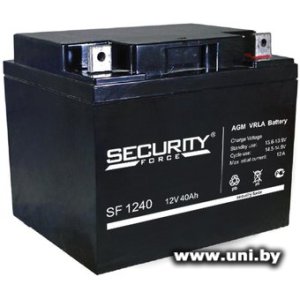 Купить Security Force SF 1240 12V 40Ah в Минске, доставка по Беларуси
