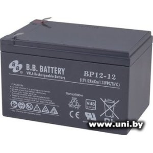 Купить B.B. Battery BP12-12 12V 12Ah в Минске, доставка по Беларуси