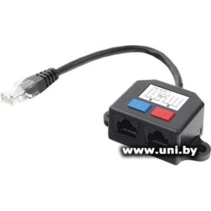 Gembird Разветвитель (NCA-SP-01A) 2xRJ45->RJ45
