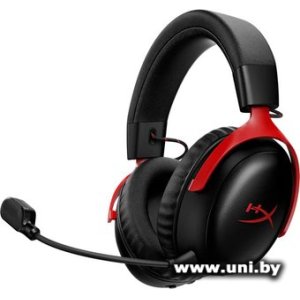 Купить HyperX Cloud III S Wireless Black/Red (A59Z0AA) в Минске, доставка по Беларуси