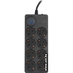 Фильтр сетевой Ippon (BK-8-EU-3-16-B) 3m Black 8 роз