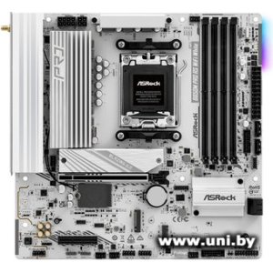 Купить ASRock B850M Pro RS WiFi White в Минске, доставка по Беларуси