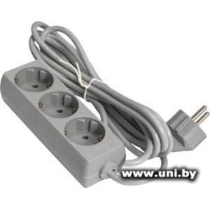 Купить Фильтр сетевой ExeGate ECE-3-1.8G (EX285802RUS) 1.8m Grey 3 роз в Минске, доставка по Беларуси