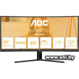 Купить AOC 34` CU34B3E в Минске, доставка по Беларуси