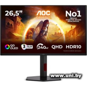 Купить AOC 26.5` Gaming Q27G4ZDR в Минске, доставка по Беларуси