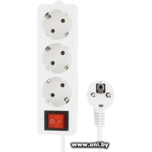 Фильтр сетевой Гарнизон (EL-NB-G3-W-2) 2m White 3 роз