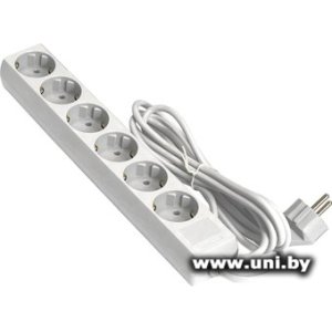 Купить Удлинитель ExeGate EX285830RUS (ECE-6-1.8W) 1.8m White 6 роз в Минске, доставка по Беларуси