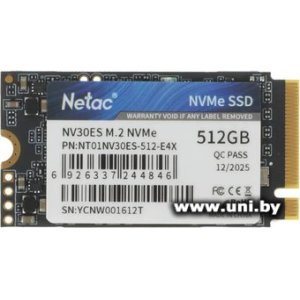 Купить Netac 512Gb M.2 PCI-E SSD NT01NV30ES-512-E4X в Минске, доставка по Беларуси