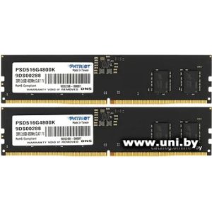 Купить DDR5 16G PC-44800 Patriot (PSD516G5600K) в Минске, доставка по Беларуси