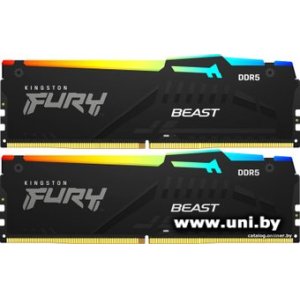 Купить DDR5 128G PC-44800 Kingston (KF556C36BBEAK2-128) в Минске, доставка по Беларуси