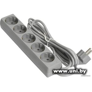 Фильтр сетевой ExeGate ECE-5-3G (EX285823RUS) 3m Grey 5 роз