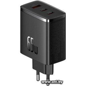Baseus Cube Pro 3 Ports Fast Charger 65W P10152301113-00 Black