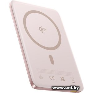 Baseus PicoGo AM41 Ultra-Slim Qi2 Magnetic Power Bank 10000mAh (E0027202) Pink