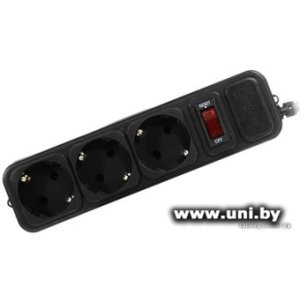 Фильтр сетевой ExeGate SP-3-5B (EX221182RUS) 5m Black 3 роз