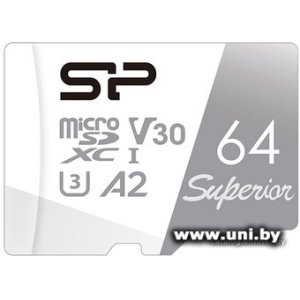 Купить Silicon Power micro SDXC 64Gb [SP064GBSTXDA2V20] в Минске, доставка по Беларуси