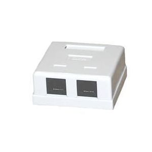 Розетка витой пары 2xRJ45 (двойная)