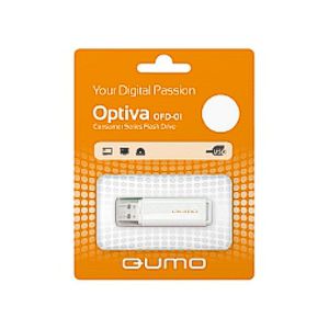 Купить QUMO USB2.0 16Gb Optiva 01 White в Минске, доставка по Беларуси