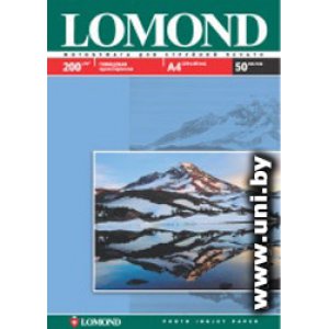 Купить LOMOND A4, глянцевая 200/м2 (50шт.) в Минске, доставка по Беларуси