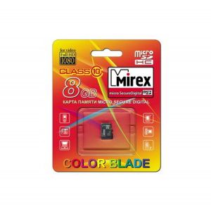Купить Mirex micro SDHC 8GB [13612-MC10SD08] Class 10 в Минске, доставка по Беларуси