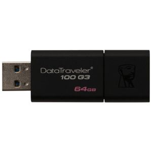 Купить Kingston USB3.0 64Gb DT100G3/64GB Black в Минске, доставка по Беларуси