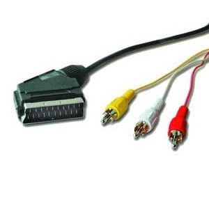 Купить Cablexpert [CCV-519] SCART -> 3 тюльпана 1.8m в Минске, доставка по Беларуси
