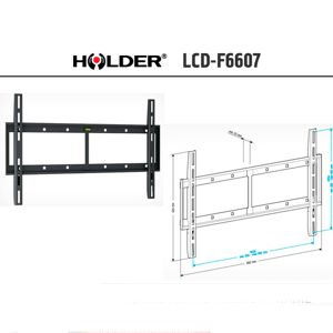 Holder Кронштейн [LCD-F6607] Black