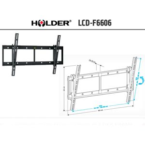 Holder Кронштейн [LCD-T6606] Black
