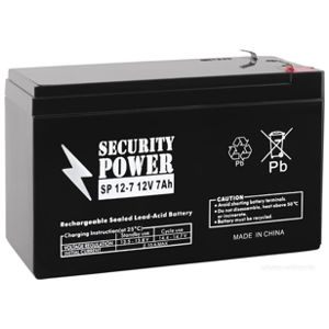 Купить Security Power Аккумулятор 12V/7AH (SP 12-7) в Минске, доставка по Беларуси