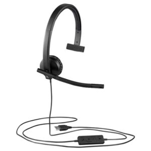 Купить Logitech USB Headset Mono H570e 981-000571 Black в Минске, доставка по Беларуси