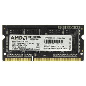 Купить SO-DIMM 4G DDR3-1600 AMD (R534G1601S1SL-UO) в Минске, доставка по Беларуси